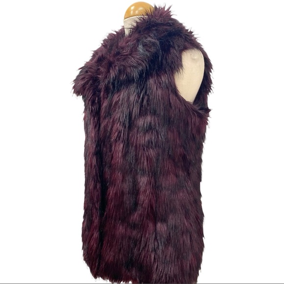 ADRIENNE LANDAU Faux Fur Vest in Purple - Picture 4 of 9